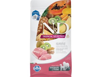 N&D TROPICAL SELECTION Dog LG Pork Adult Medium & Maxi 2 kg