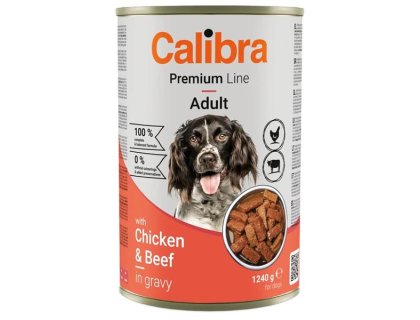 Calibra Dog Premium konz. Chicken&Beef 1240g