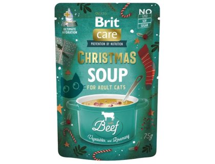 Brit Care Cat Christmas Beef Soup with carrot, peas and rosemary 75 g