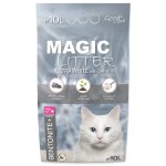 Kočkolit Magic Litter Bentonite Ultra White with Carbon 10L/9kg