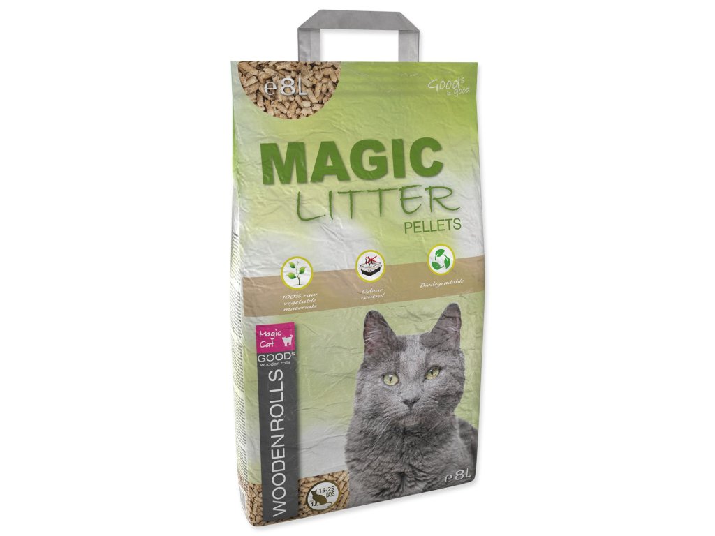 Kočkolit Magic Litter Wooden Rolls 8L/4,5kg
