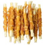 Pochoutka Rasco Premium buvolí kůže obalená kuřecím, tyčinky 500g