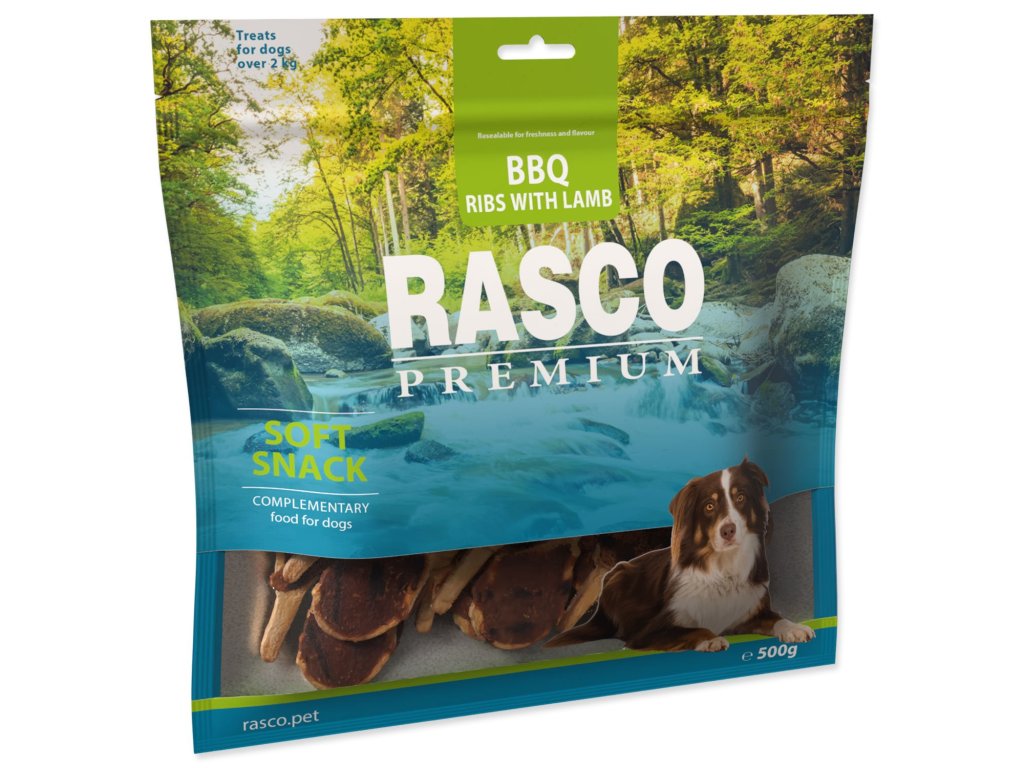 Pochoutka Rasco Premium BBQ Jehněcí žebírka 500g