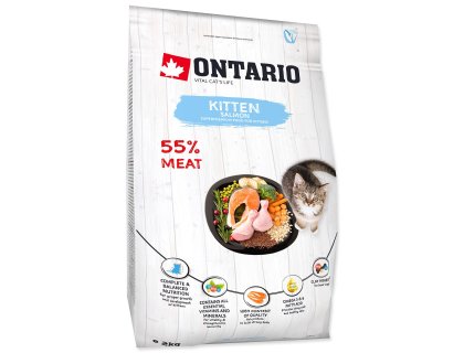 Krmivo Ontario Kitten Salmon 2kg