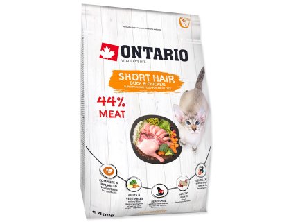 Krmivo Ontario Cat Shorthair 0,4kg