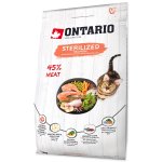 Krmivo Ontario Cat Sterilised Salmon 2kg