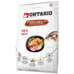 Krmivo Ontario Cat Sterilised 7+ Senior 2kg