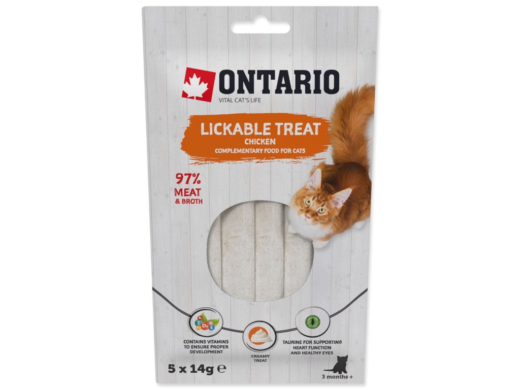 Pochoutka Ontario lízací kuře 5x14g