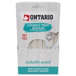 Pochoutka Ontario lízací extra tuňák a krevety 5x14g