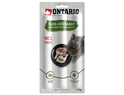Pochoutka Ontario kachna a králík, tyčinky 3x5g