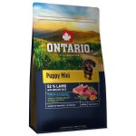 Krmivo Ontario Puppy Mini Lamb & Brown Rice 0,75kg