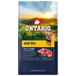 Krmivo Ontario Adult Mini Lamb & Brown Rice 6,5kg