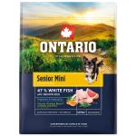 Krmivo Ontario Senior Mini Fish & Brown Rice 2,25kg