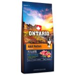 Krmivo Ontario Adult Medium Lamb & Brown Rice 12kg