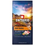 Krmivo Ontario Adult Medium Fish & Brown Rice 12kg