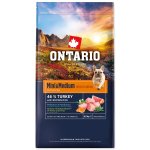 Krmivo Ontario Mini & Medium Weight Control Turkey & Brown Rice 6,5kg