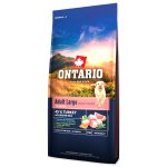 Krmivo Ontario Large Weight Control Turkey & Brown Rice 12kg