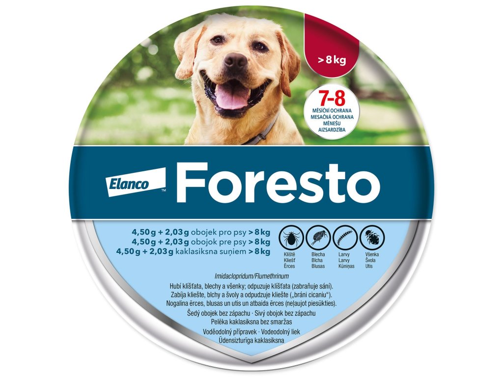 Obojek Foresto antiparazitní 70cm !