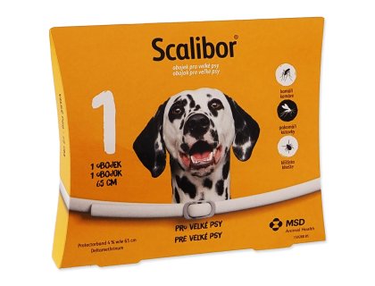 Obojek Scalibor antiparazitní 65cm !