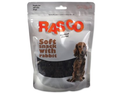 Pochoutka Rasco měkký pamlsek s králičím 3cm 400g