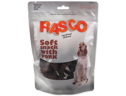 Pochoutka Rasco měkký pamlsek s vepřovým 3,5cm 450g