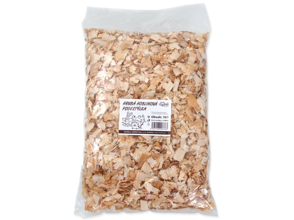 Hrubá hoblinová podestýlka 10l