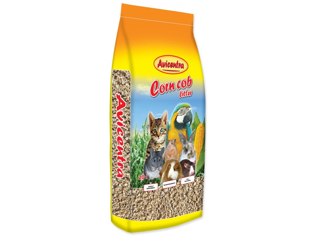 Podestýlka Avicentra kukuřičná hrubá 10l