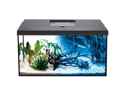 Akvarijní set Aquael LEDDY LED Day & Night černý 60x30x30cm 54l