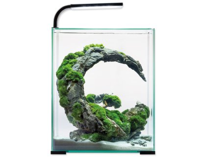 Akvarijní set Aquael SHRIMP SMART Day & Night černý 29x29x35cm 30l