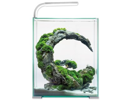 Akvarijní set Aquael SHRIMP SMART Day & Night bílý 29x29x35cm 30l