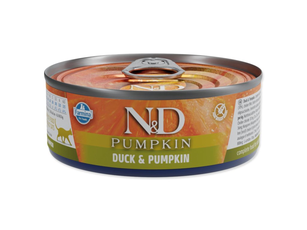 Konzerva N&D Cat Duck & Pumpkin 70g