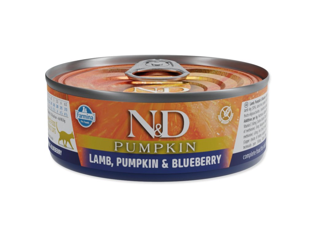 Konzerva N&D Cat Lamb, Pumpkin & Blueberry 70g