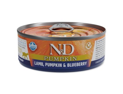 Konzerva N&D Cat Lamb, Pumpkin & Blueberry 70g