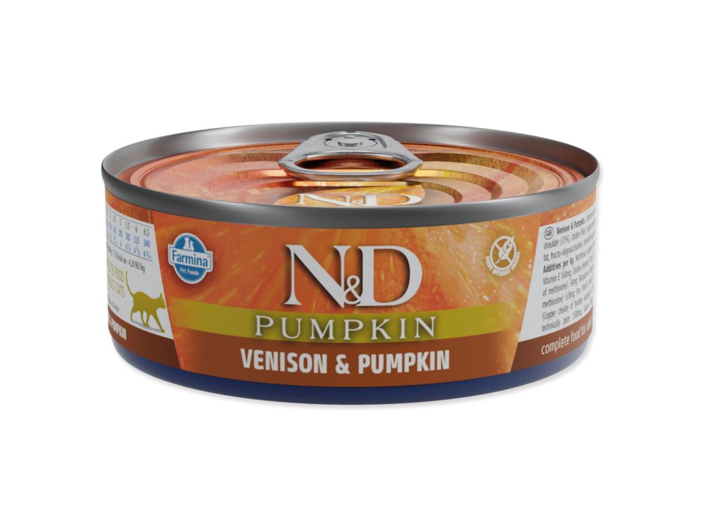 Konzerva N&D Cat Venison & Pumpkin 70g
