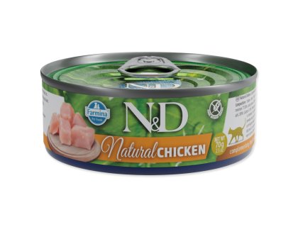 Konzerva N&D Cat Natural Chicken 70g