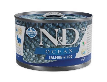 Konzerva N&D Dog Ocean Salmon & Codfish 140g