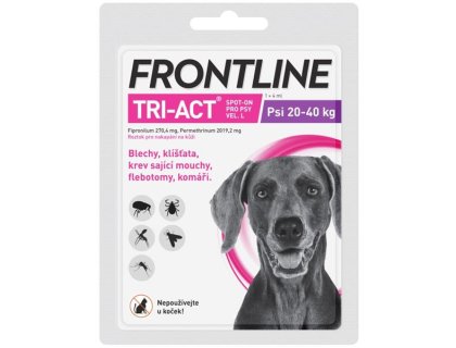 Frontline TRI-ACT spot-on dog L a.u.v. sol 1 x 4ml, 20-40kg