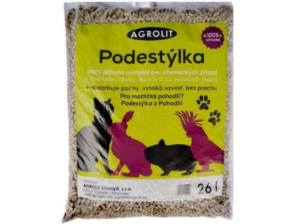 Podestýlka AGROLIT 26 l dřevité pelety