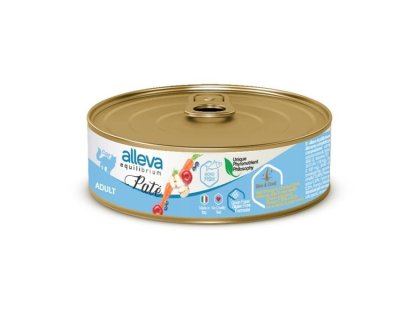 ALLEVA EQUILIBRIUM Cat konz. Pate Salmon 85g