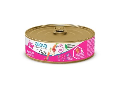 ALLEVA EQUILIBRIUM Cat konz. Pate Sterilized Rabbit 85g