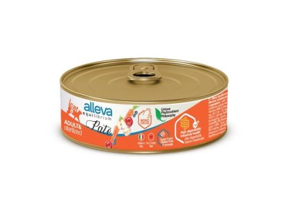 ALLEVA EQUILIBRIUM Cat konz. Pate Sterilized Chicken 85g