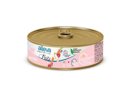 ALLEVA EQUILIBRIUM Cat Kitten konz. Pate Chicken 85g