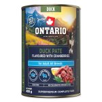 Konzerva Ontario Adult kachní pate s příchutí brusinek 400g