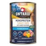 Konzerva Ontario Adult monoprotein krůtí pate s batáty 400g