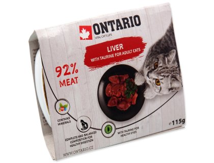 Vanička Ontario játra s taurinem 115g