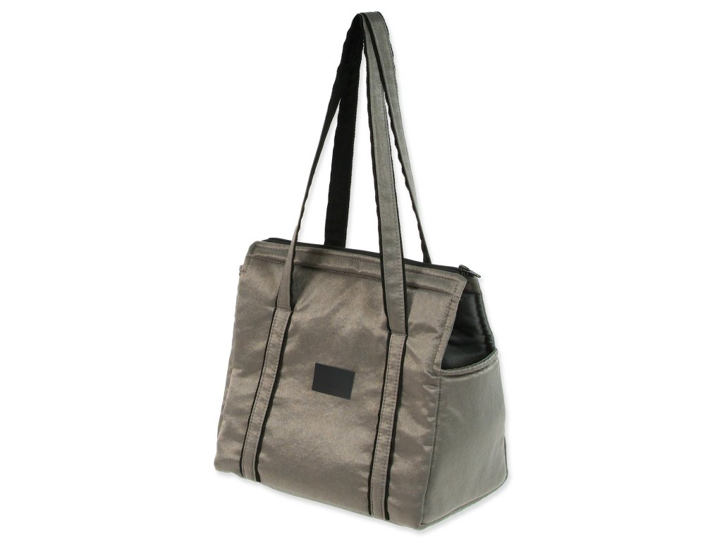 Taška Dog Fantasy Platinum stříbrná 40cm