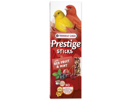 Tyčinky Versele-Laga  Prestige kanár s červeným ovocem a mátou 60g 2ks