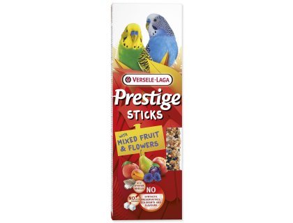 Tyčinky Versele-Laga  Prestige malý papoušek mix ovoce a květů 60g 2ks