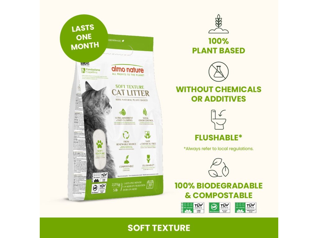 Almo Nature 100% ekologický kočkolit 2,27kg