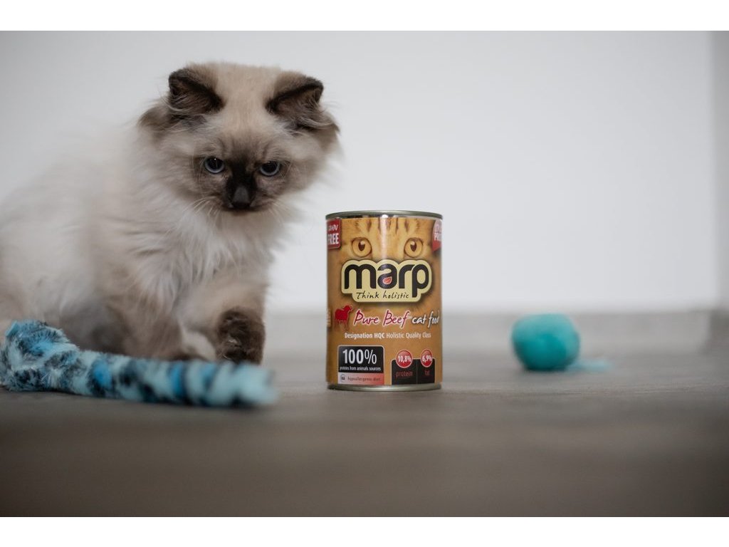 Marp Beef konzerva pro kočky s hovězím 400g